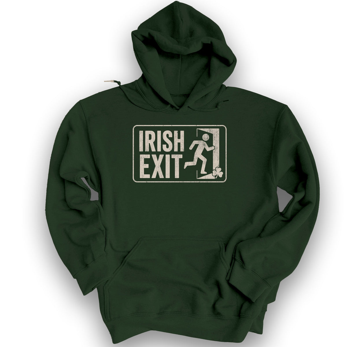 Irish Exit Hoodie - Forest Green