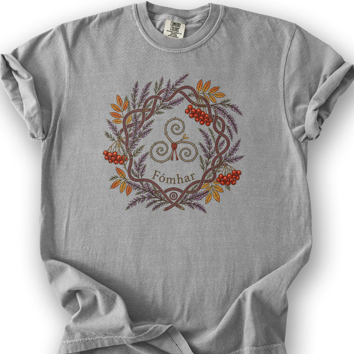 Fómhar Triskele T-Shirt - Granite