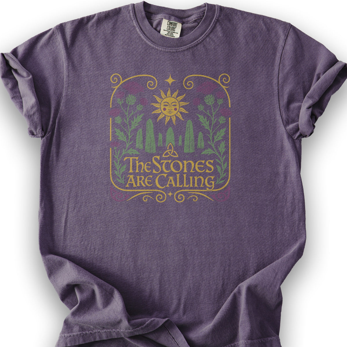 The Stones are Calling T-Shirt - Grape