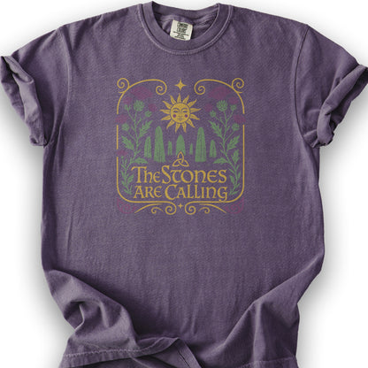 The Stones are Calling T-Shirt - Grape