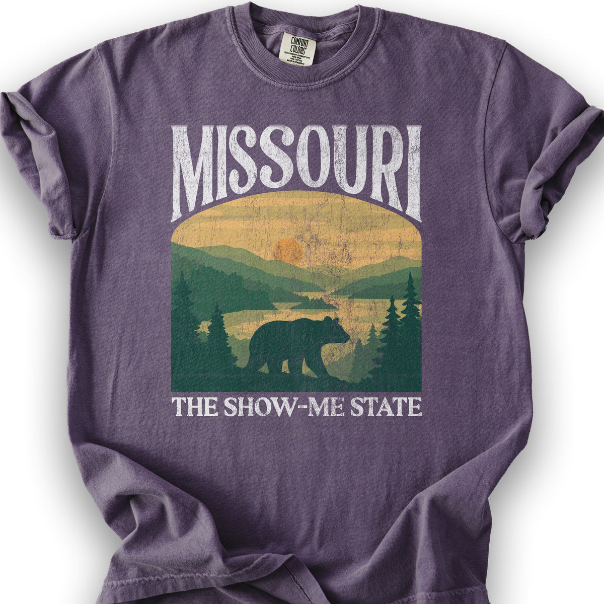 Missouri "Big and Bold" T-Shirt - Grape