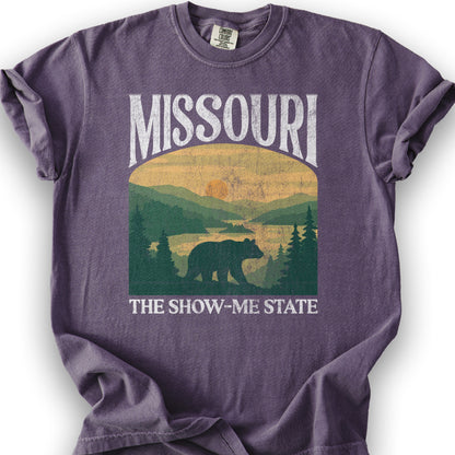 Missouri "Big and Bold" T-Shirt - Grape