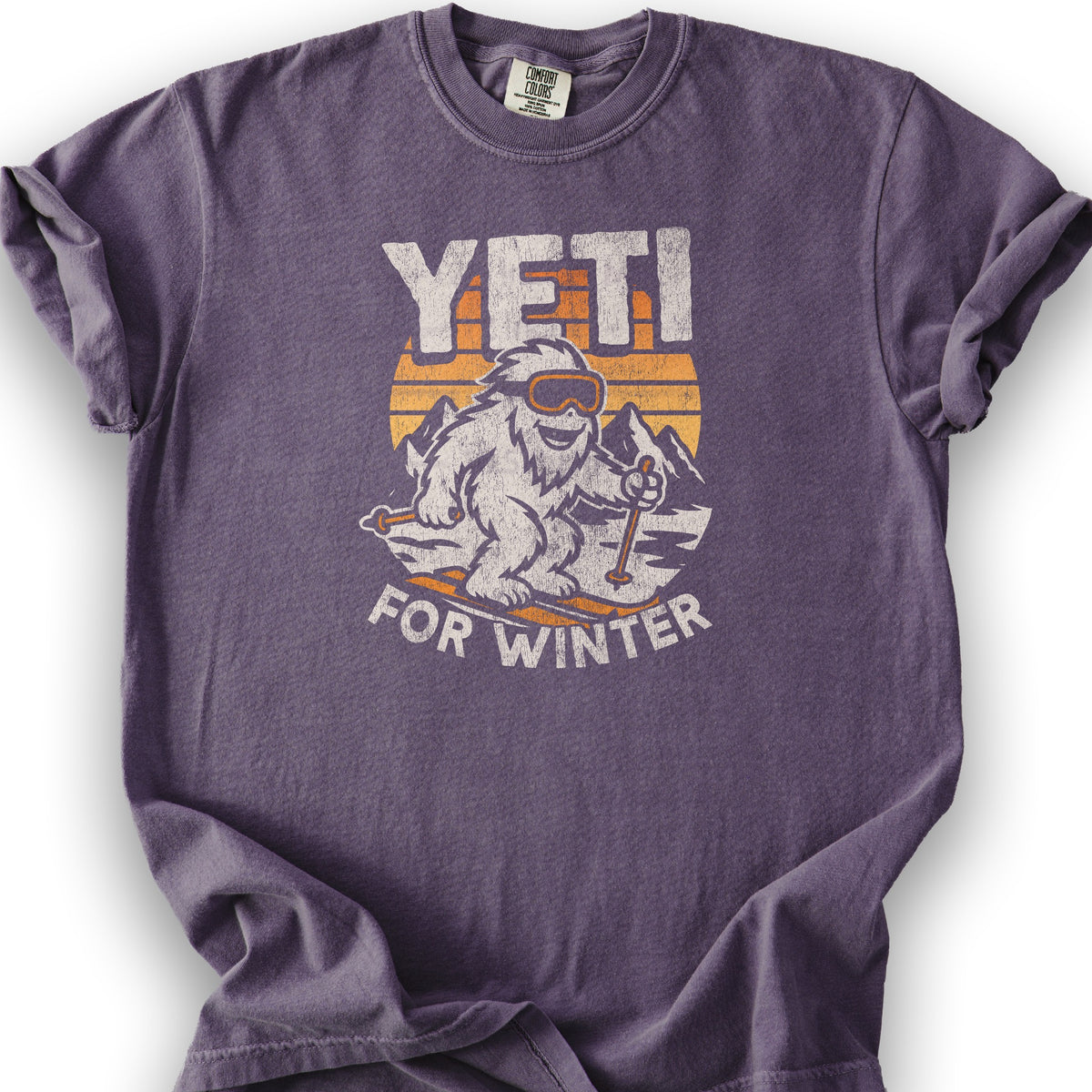 Yeti for Winter T-Shirt - Grape