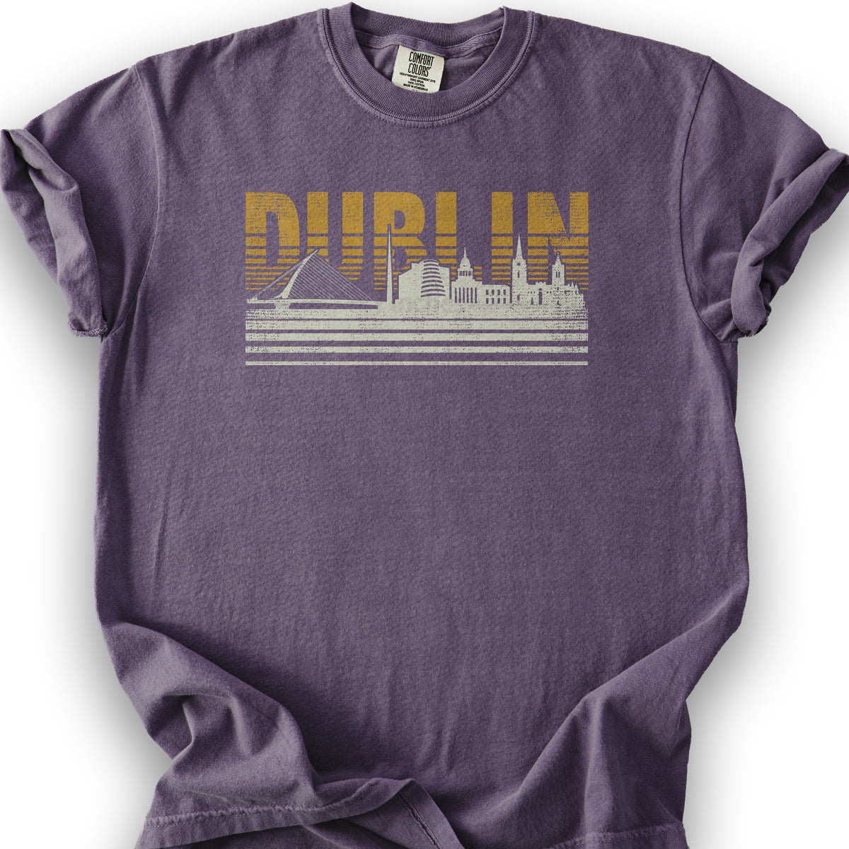 Dublin Stripes T-Shirt - Grape