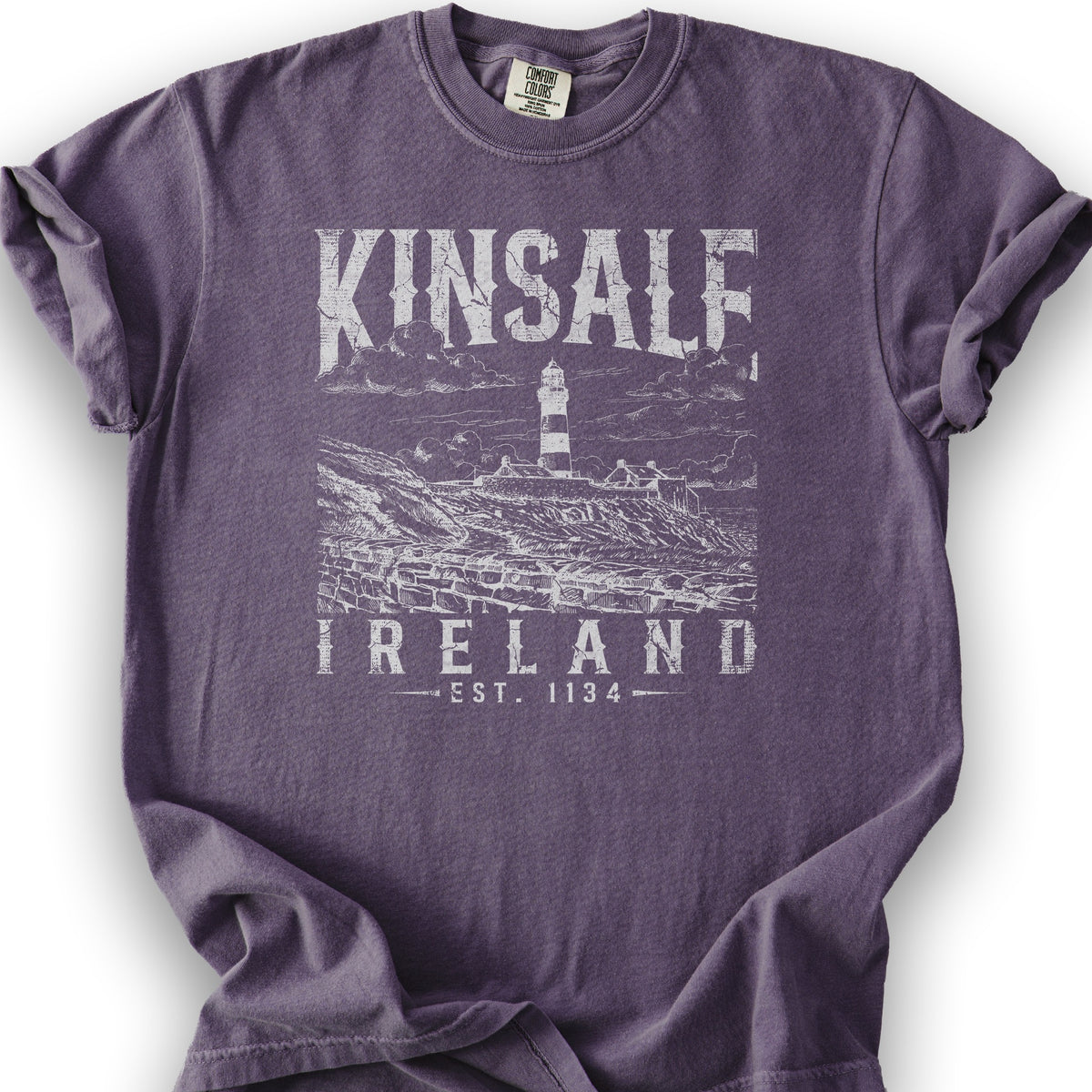 Kinsale Ireland T-Shirt - Grape