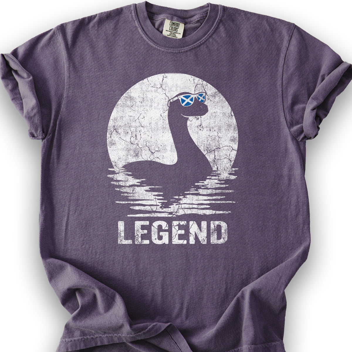 Legend Nessie Sunglasses T-Shirt - Grape