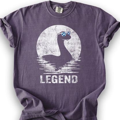 Legend Nessie Sunglasses T-Shirt - Grape