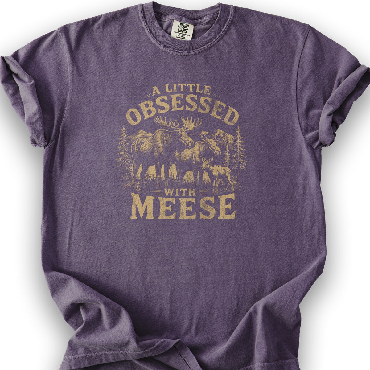 Obsessed With Meese T-Shirt - Grape