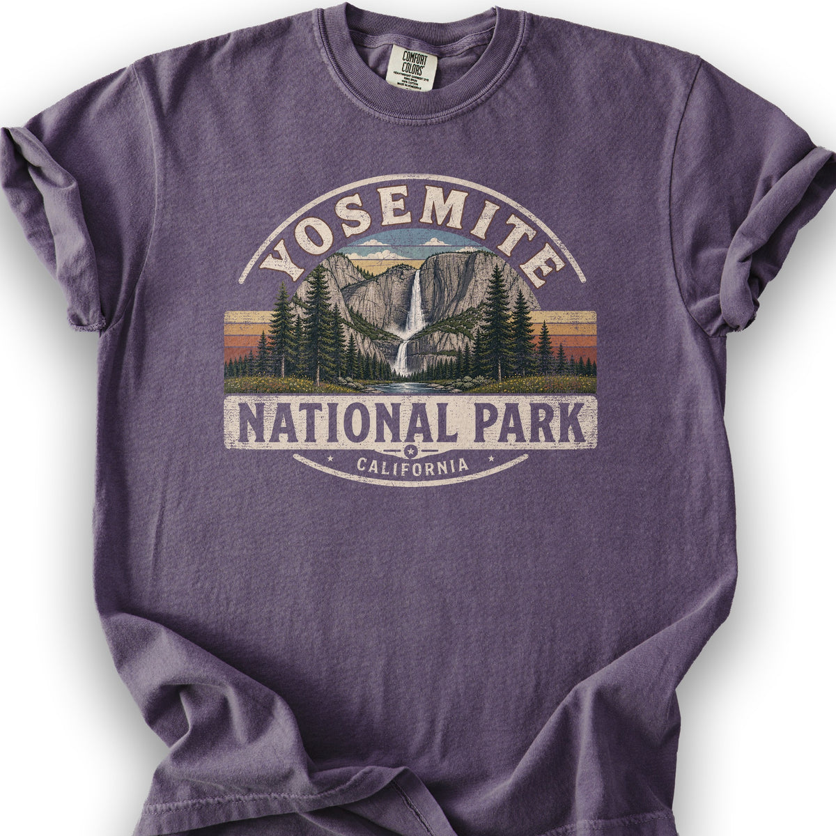 Yosemite Medallion T-Shirt - Grape