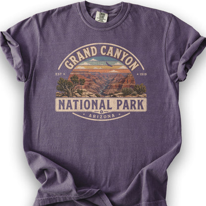 Grand Canyon Medallion T-Shirt - Grape