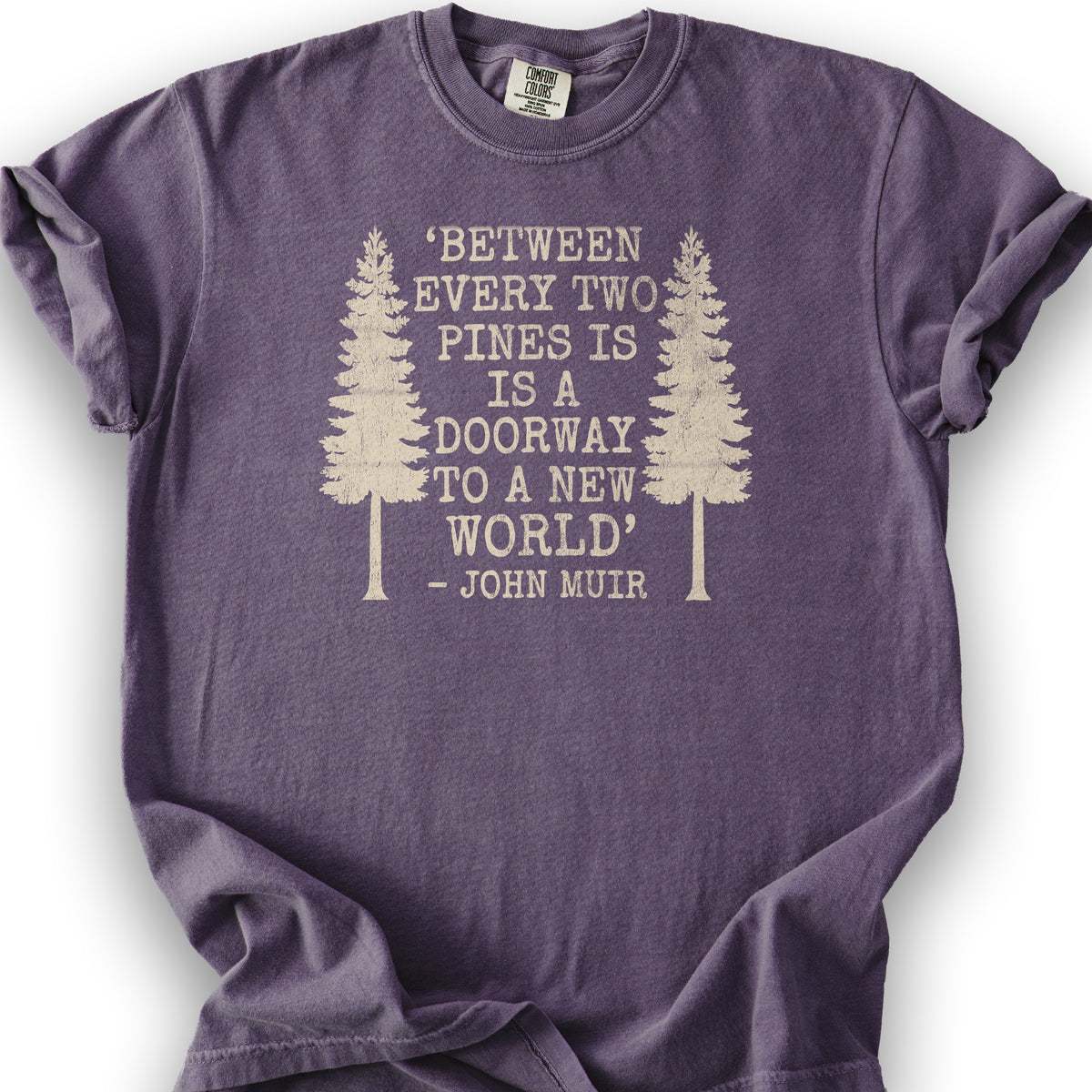 Between Two Pines T-Shirt - Grape