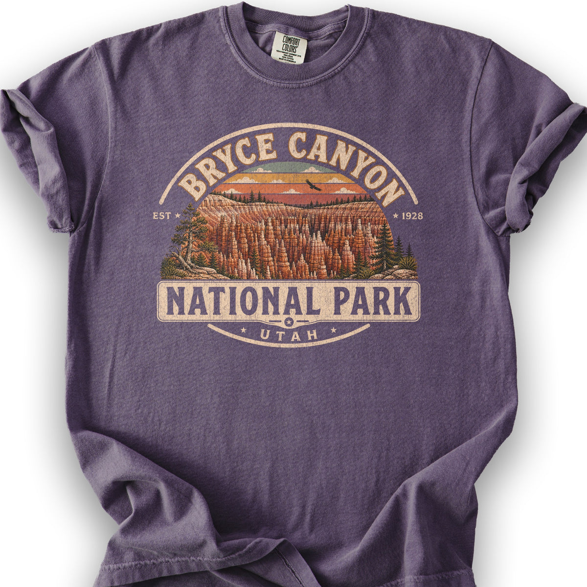 Bryce Canyon Medallion T-Shirt - Grape