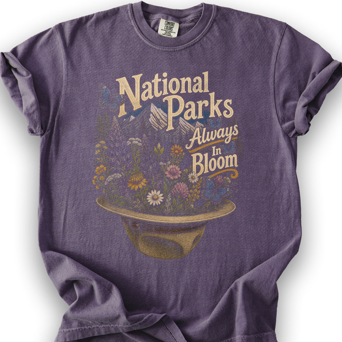 Always In Bloom T-Shirt - Grape