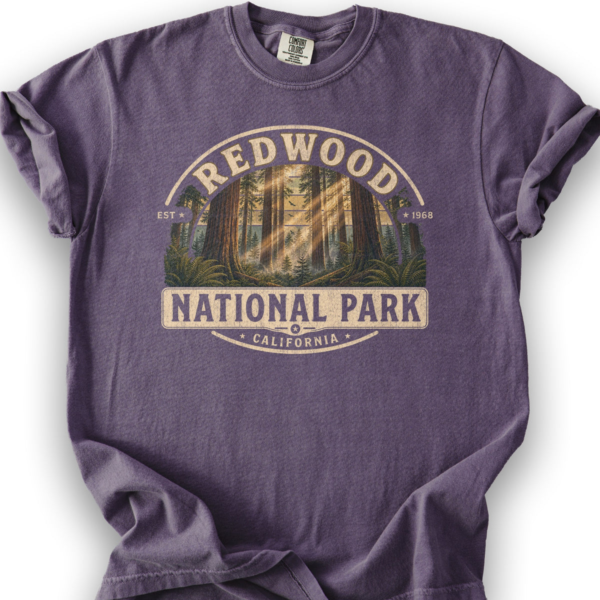 Redwood Medallion T-Shirt - Grape