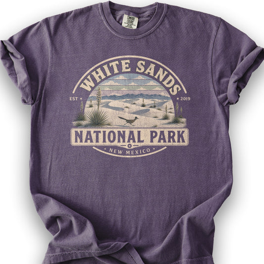 White Sands Medallion T-Shirt - Grape