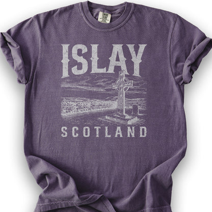 Isle of Islay Scotland T-Shirt - Grape