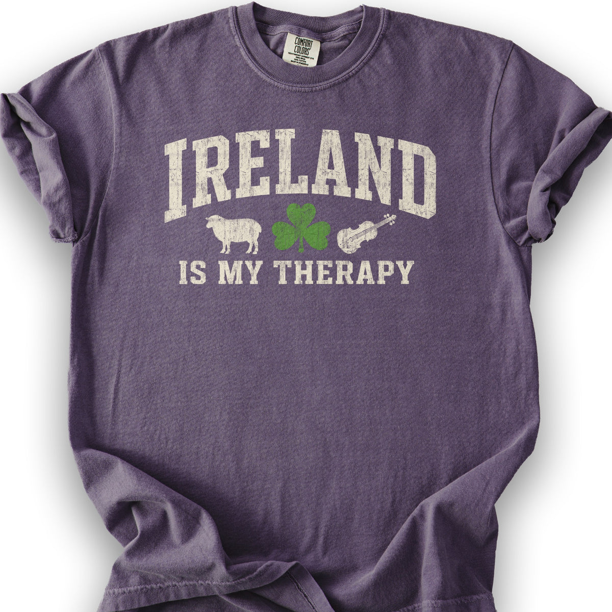 Ireland Is My Therapy T-Shirt - Grape