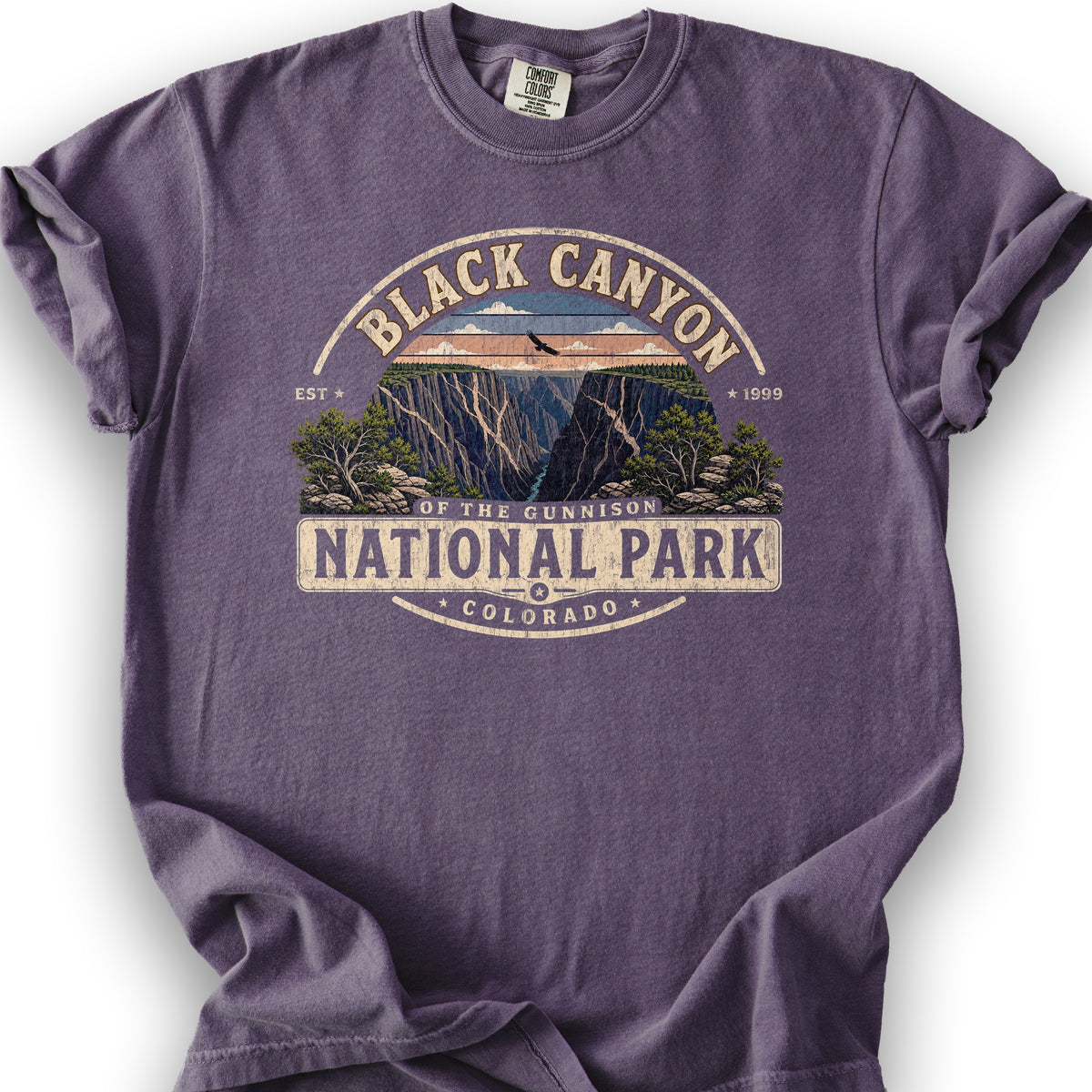 Black Canyon Medallion T-Shirt - Grape