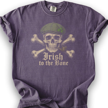 Irish Crossbones T-Shirt - Grape