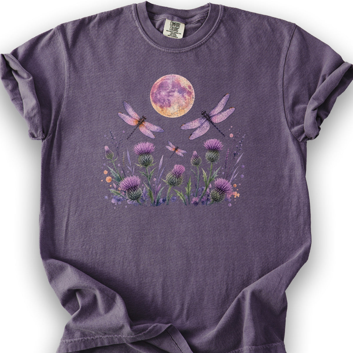 Midnight Dragonfly T-Shirt - Grape