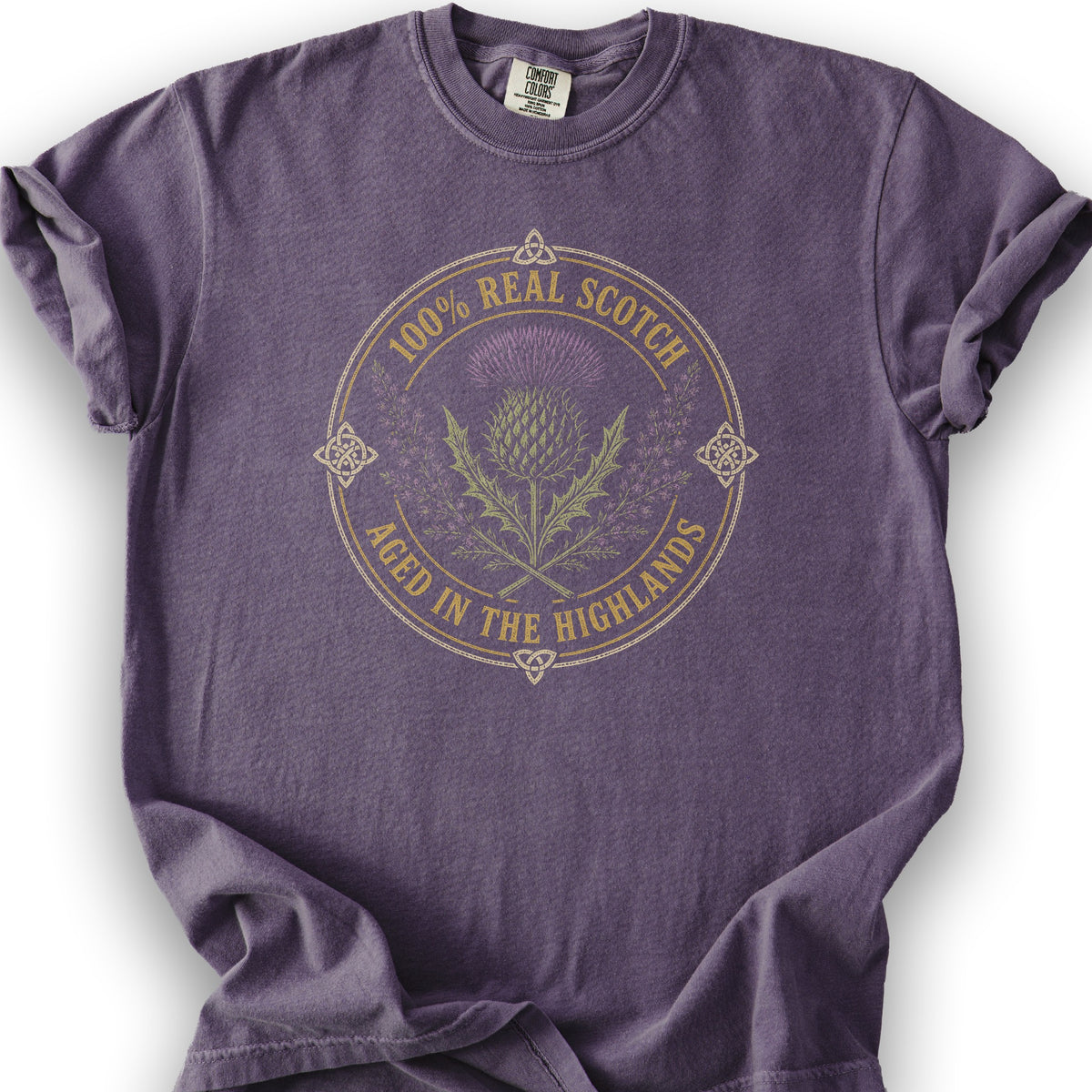 100% Real Scotch T-Shirt - Grape
