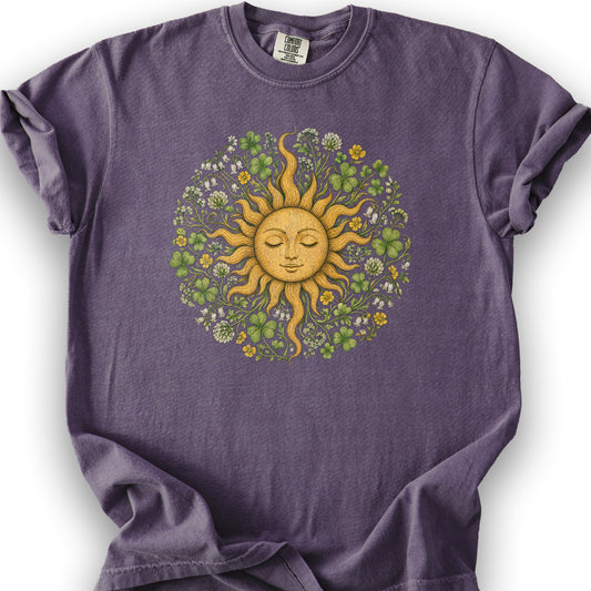 Shamrock Celestial Sun T-Shirt - Grape
