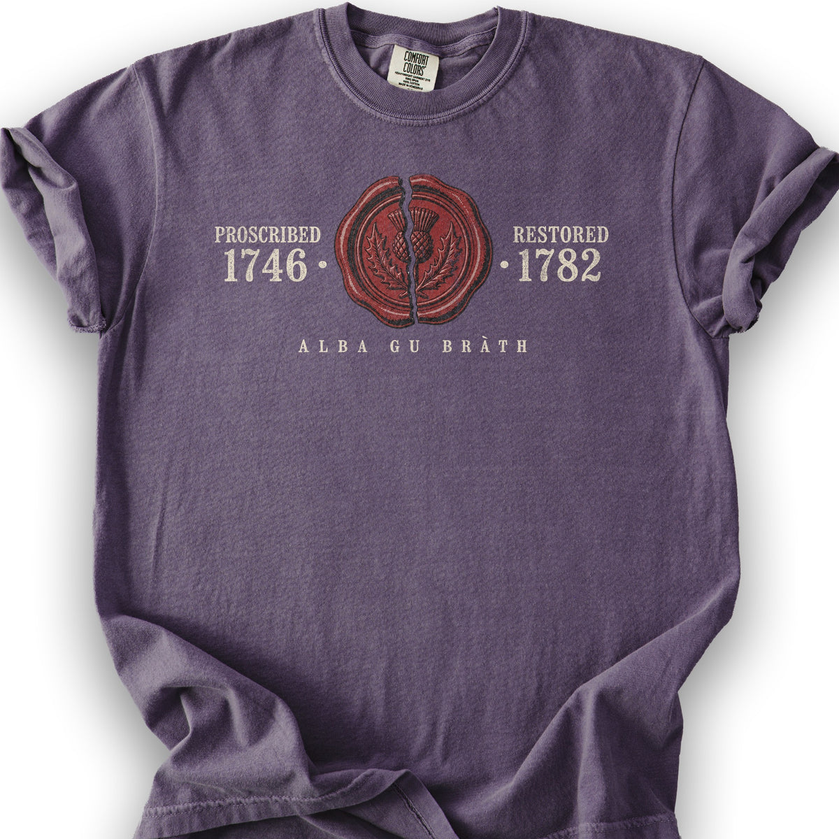 1746 Remembered Seal T-Shirt - Grape