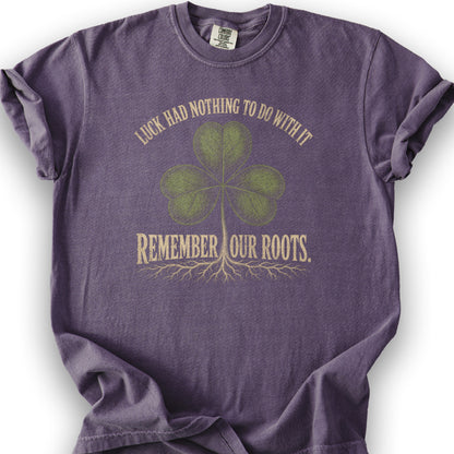 Remember Our Roots T-Shirt - Grape