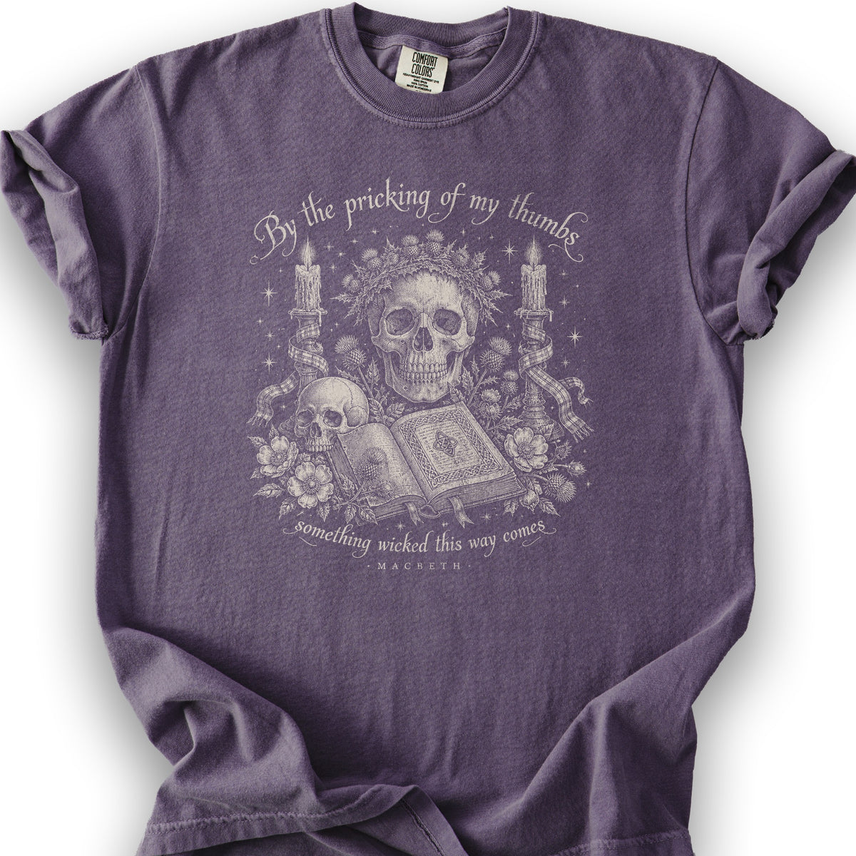 Macbeth Pricking Of My Thumbs T-Shirt - Grape