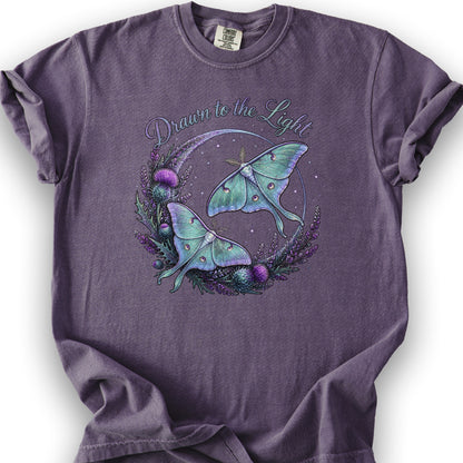 Drawn To The Light T-Shirt - Grape