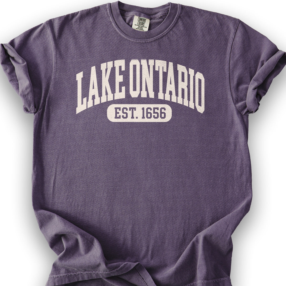Lake Ontario Varsity T-Shirt - Grape