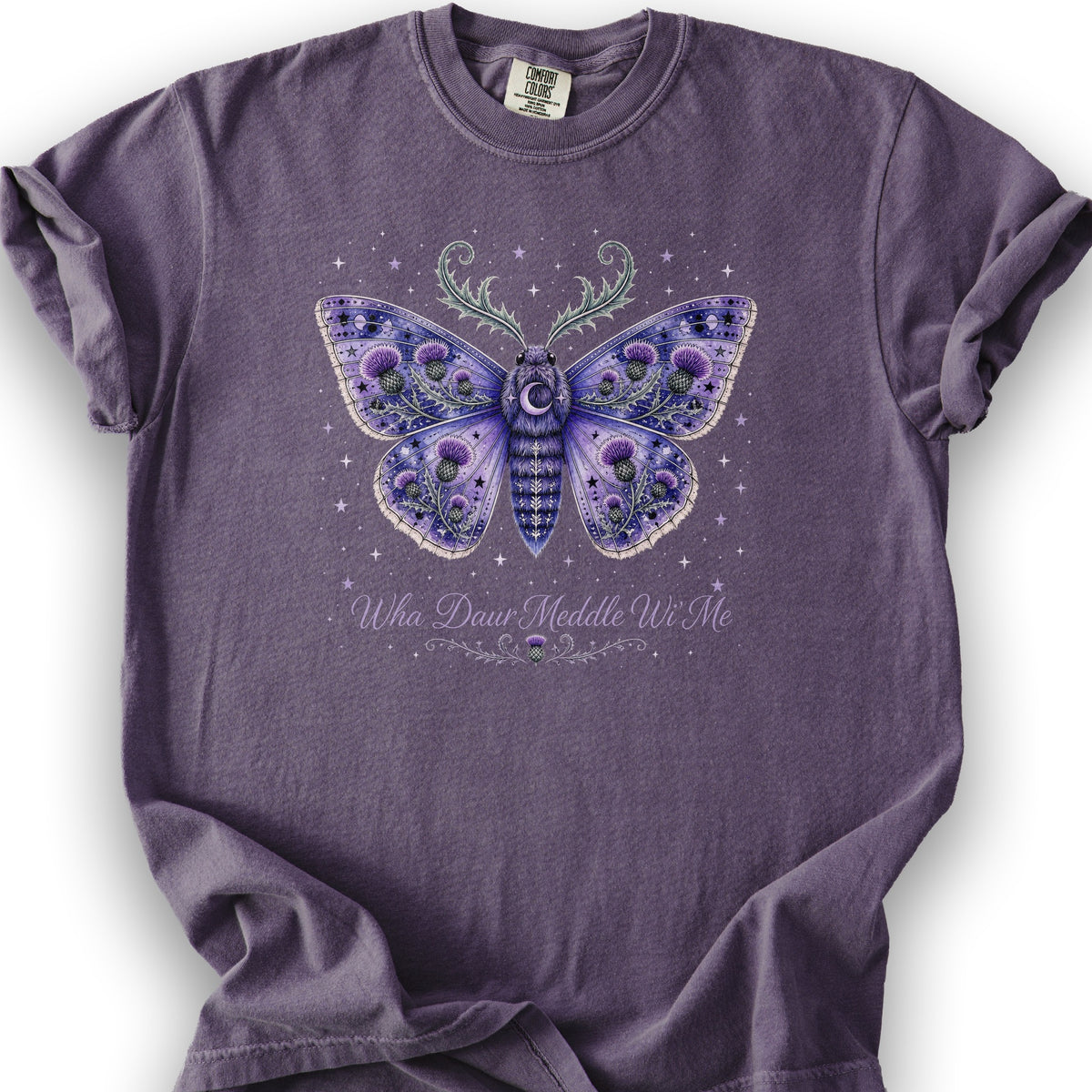 Wha Daur Meddle Wi' Me T-Shirt - Grape
