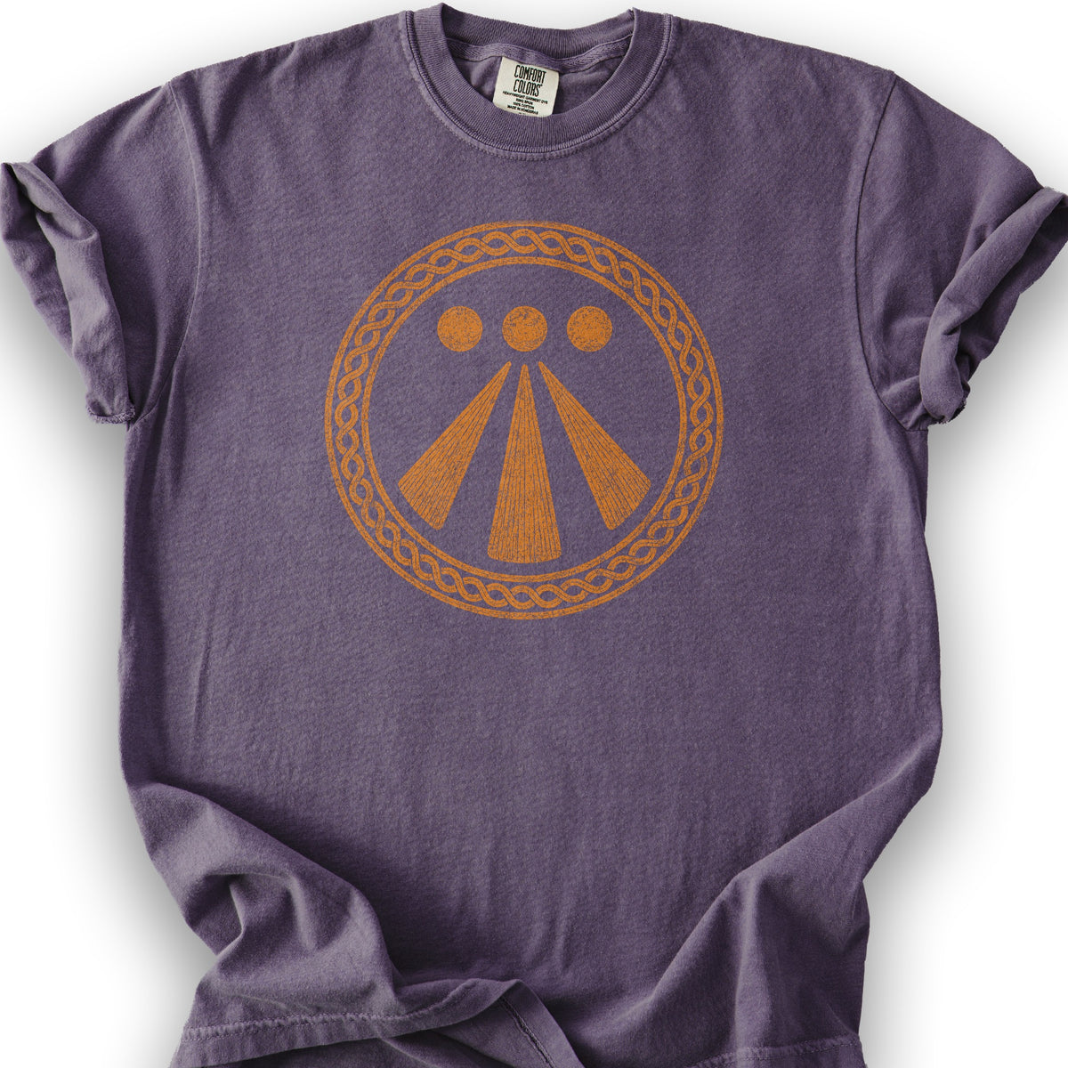 Awen Celtic Knot T-Shirt - Grape