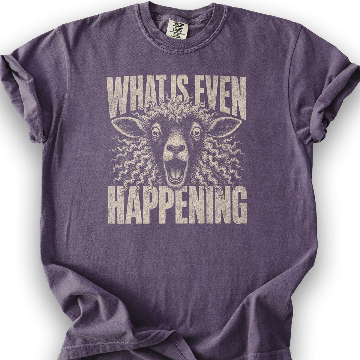 Sheep Happening T-Shirt - Grape