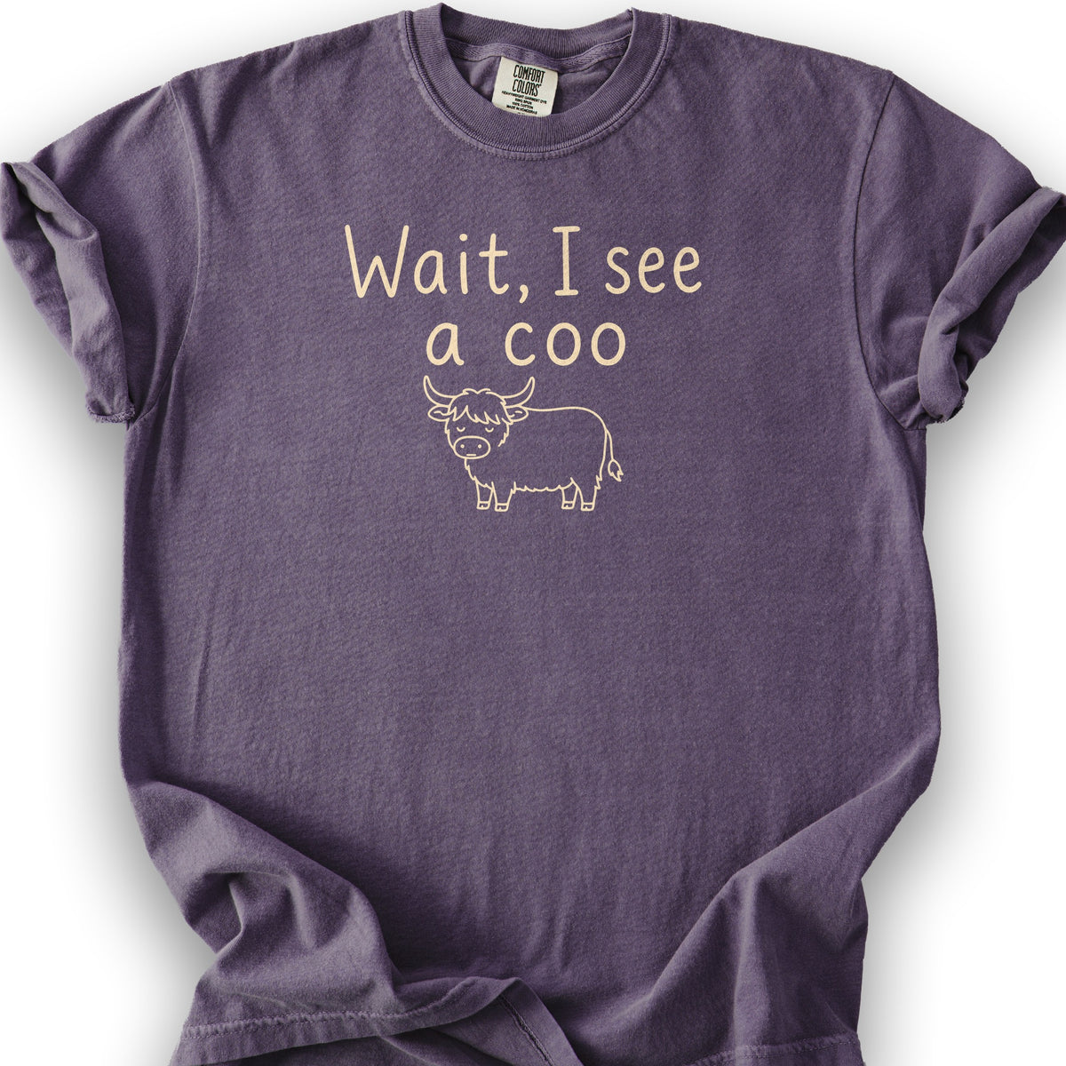 Wait I See A Coo T-Shirt - Grape
