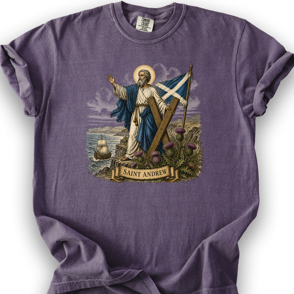 Saint Andrew T-Shirt - Grape