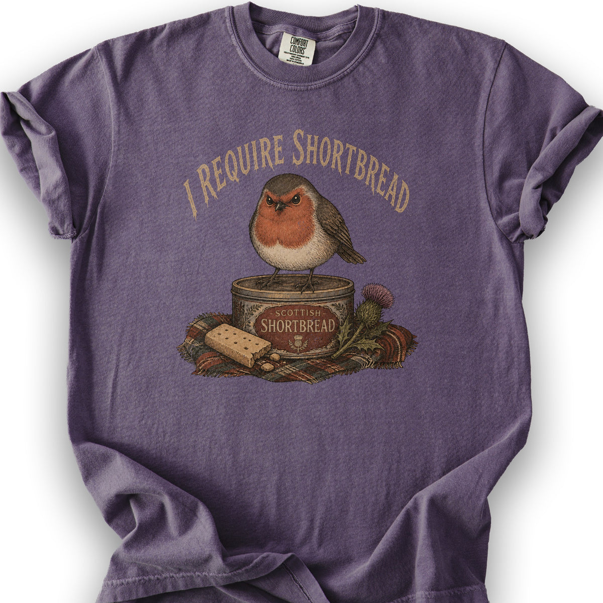 I Require Shortbread T-Shirt - Grape