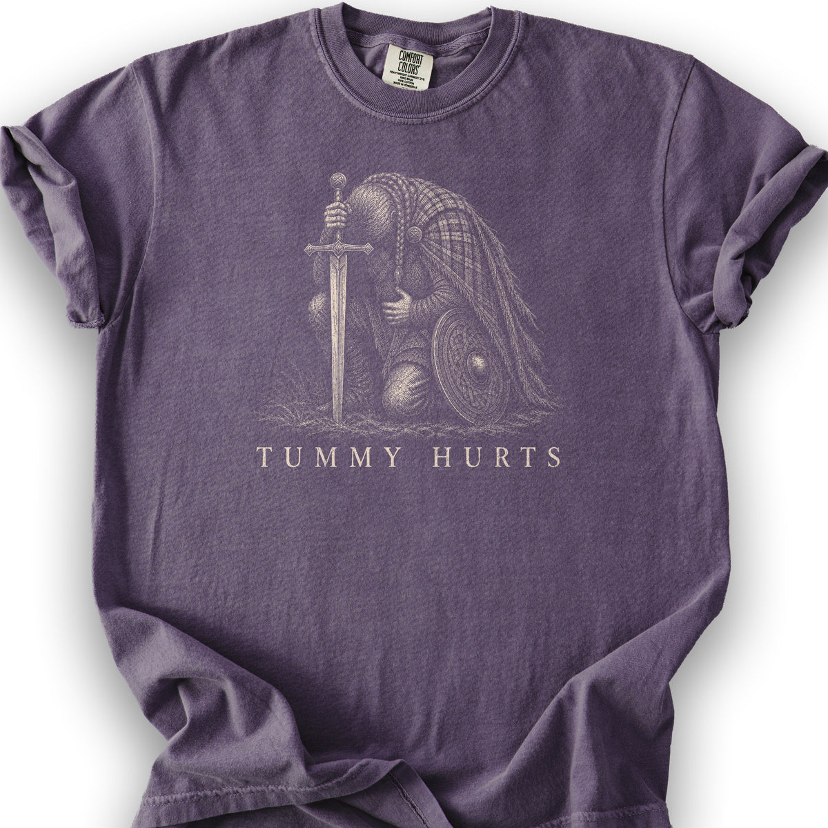 Tummy Hurts T-Shirt - Grape