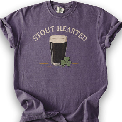 Stout Hearted T-Shirt - Grape