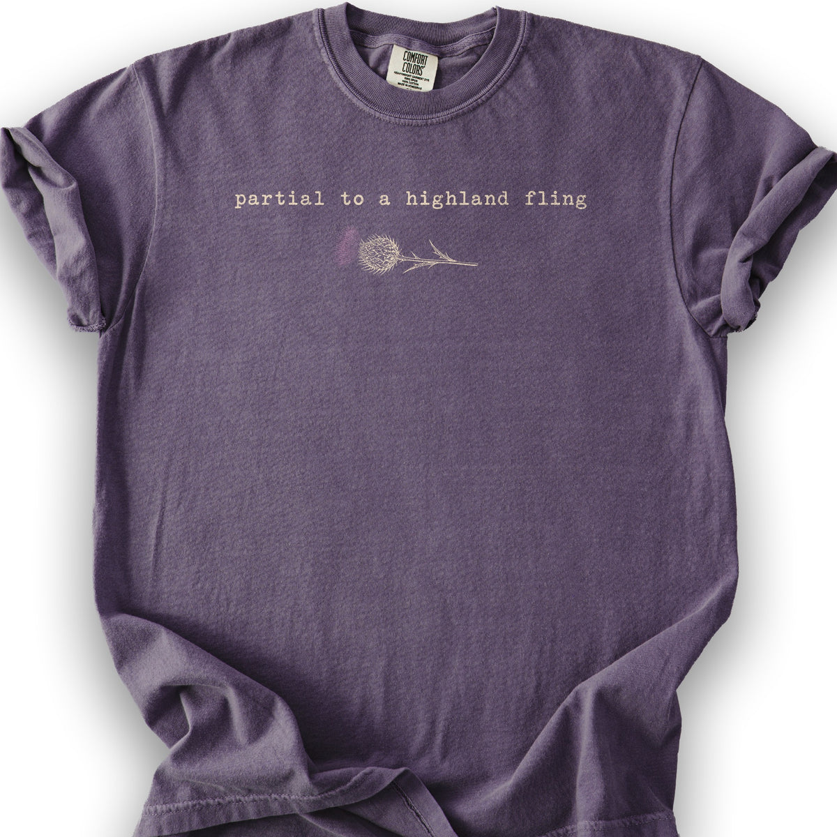 Partial Highland Fling T-Shirt - Grape