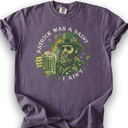 Patrick Was A Saint T-Shirt - Grape