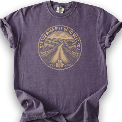 May The Road T-Shirt - Grape