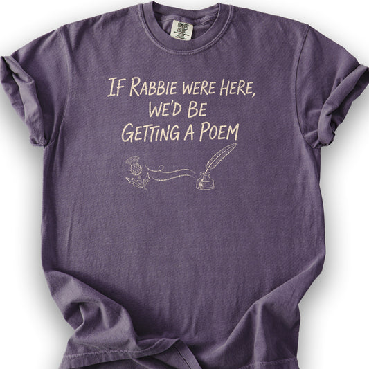 Rabbie Were Here T-Shirt - Grape