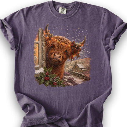 Highland Christmas Coo T-Shirt