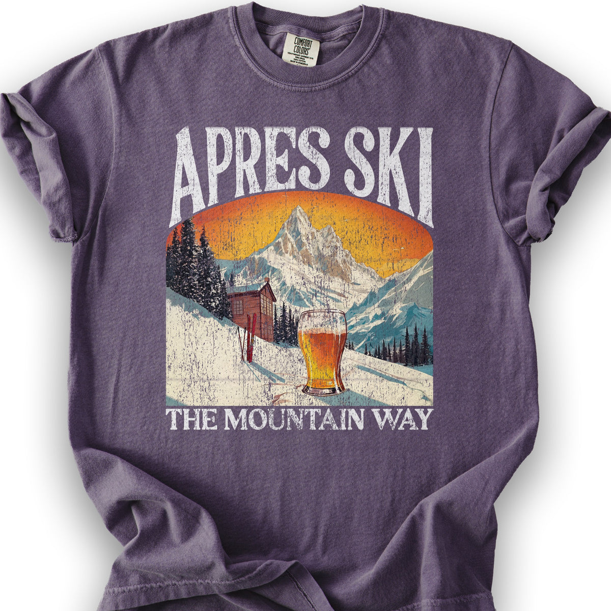 Apres Ski "Big and Bold" T-Shirt - Grape