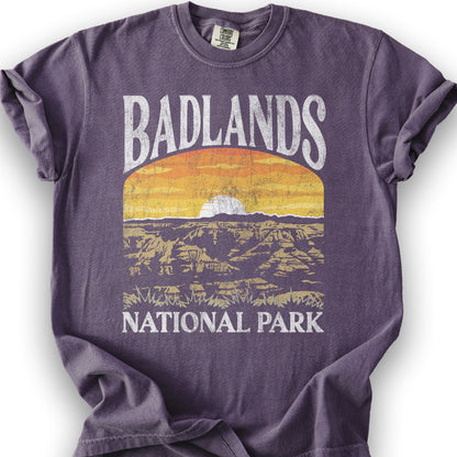 Badlands National Park "Big and Bold" T-Shirt - Grape