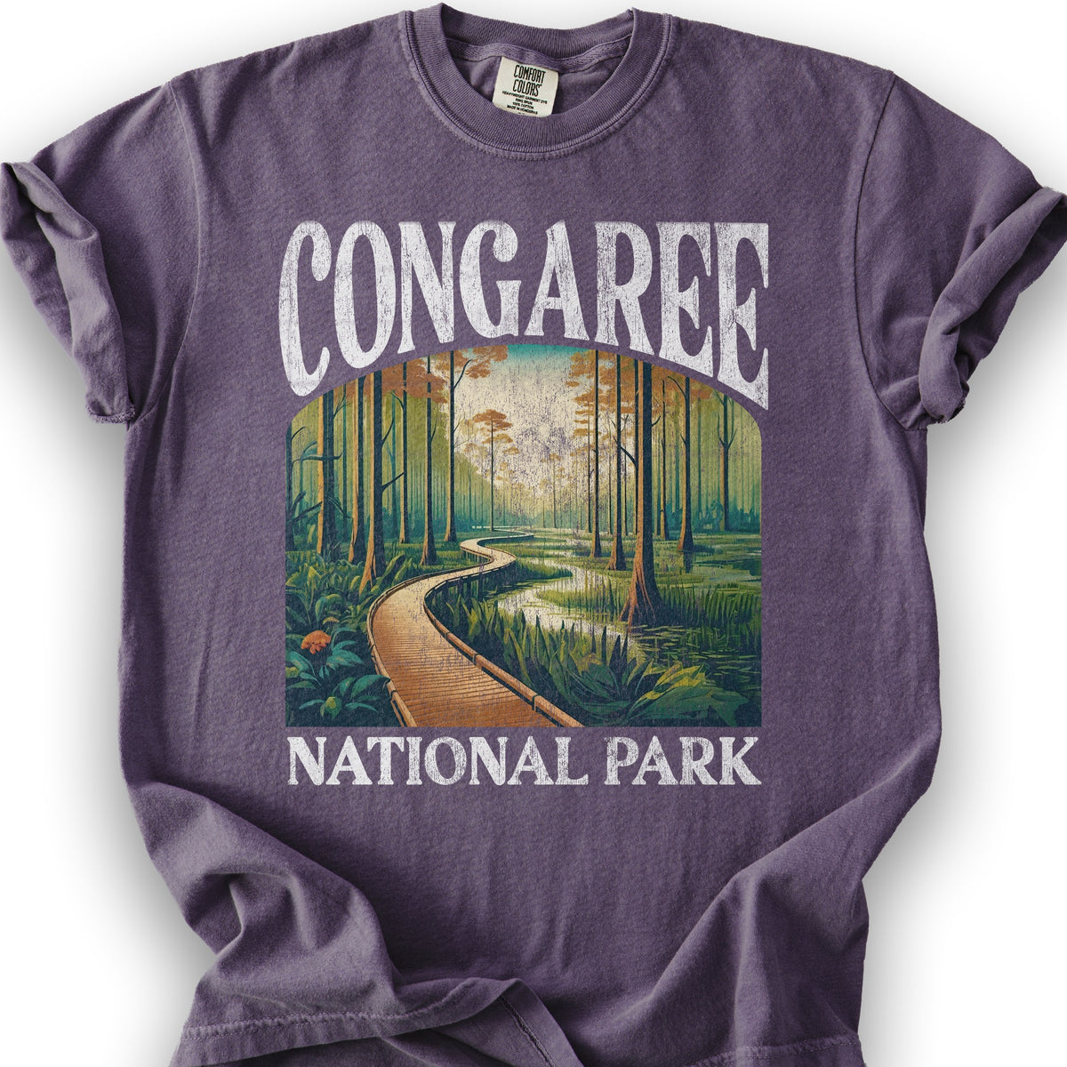 Congaree National Park "Big and Bold" T-Shirt - Grape