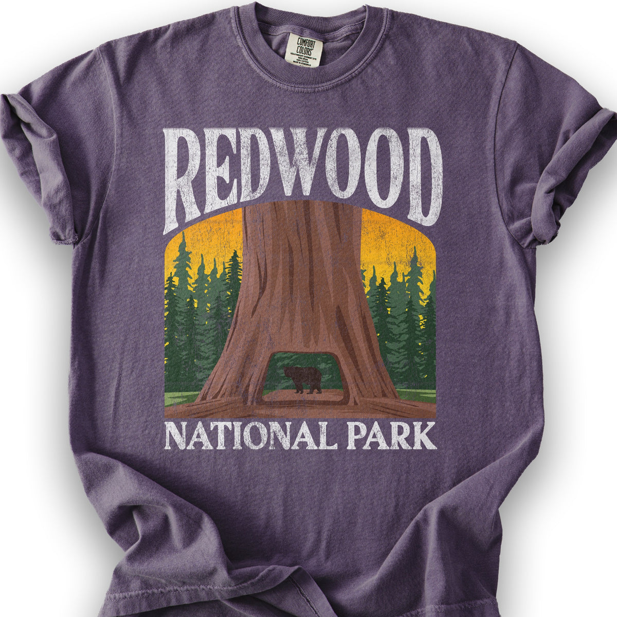 Redwood National Park "Big and Bold" T-Shirt - Grape