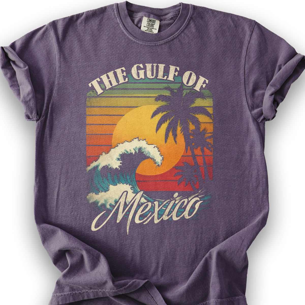 Gulf of Mexico "Retro Wave" T-Shirt - Grape