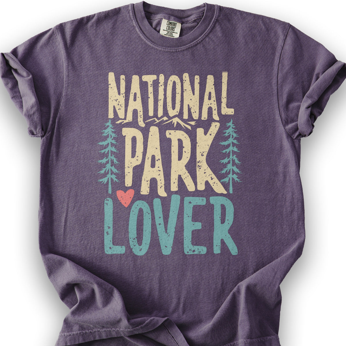 National Park Lover T-Shirt - Grape